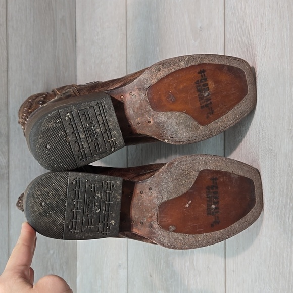 Corral Women 43751 Leather Western HOBO Square Toe boho sz 7.5M - Picture 11 of 14